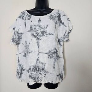 Bellambia Tie Dye Linen Blouse